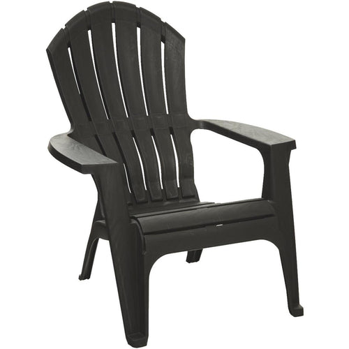 Adams RealComfort Black Resin Adirondack Chair