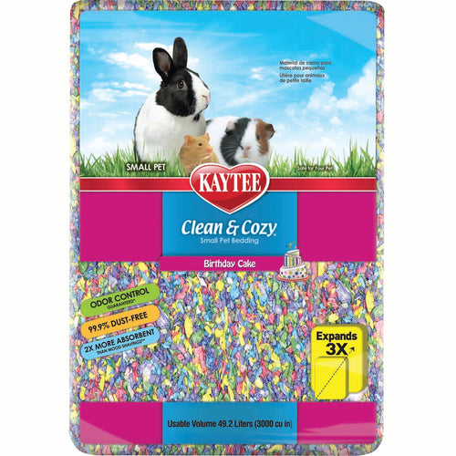 Kaytee Clean & Cozy Small Animal Bedding (24.6L (1500 CU IN), LAVENDER SCENTED)