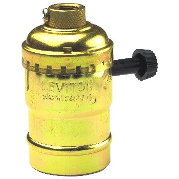 Leviton 079-7070-PG 3-Way Turn Knob Lampholder