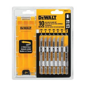 DeWalt DW3741C 10pc Jig Saw Blade Set