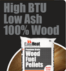 Easy Heat Premium Grade Wood Fuel Pellets (40 Lbs)