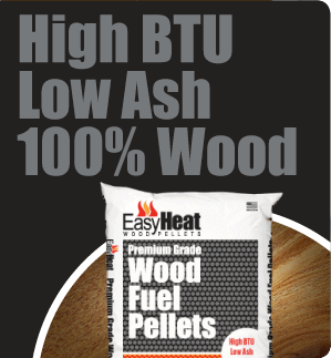 Easy Heat Premium Grade Wood Fuel Pellets (40 Lbs)