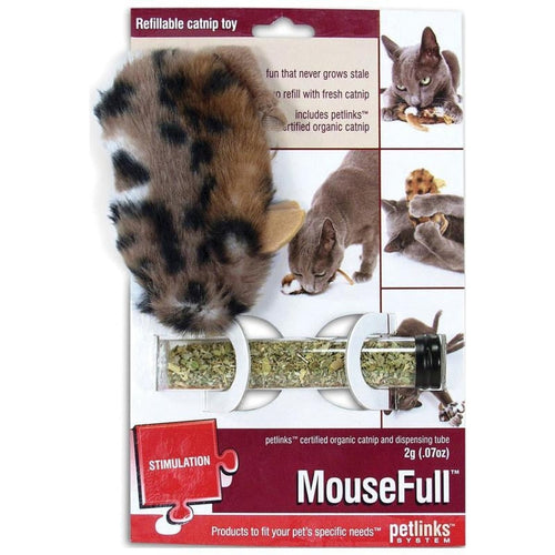 PETLINKS MOUSEFUL W/CATNIP (ASSORTED)