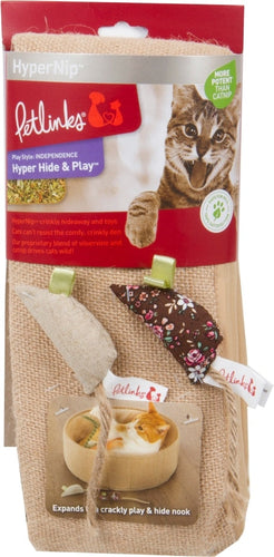 HYPERNIP HIDE & PLAY CRINKLE RING & MICE CAT TOY (2 PACK)